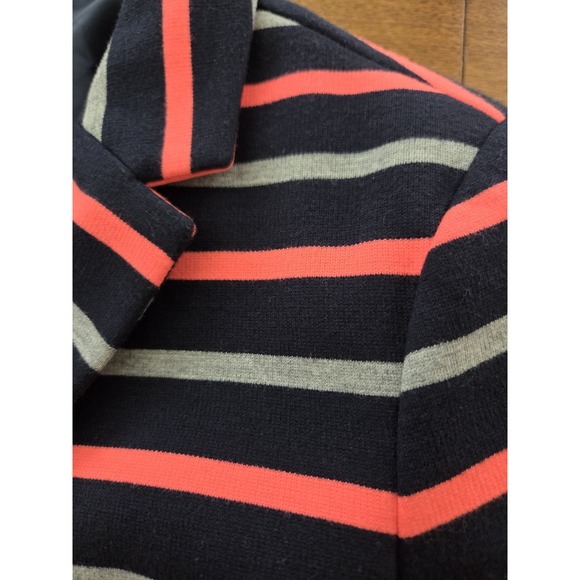 The Academy Blazer Gap Navy Neon Coral Sz 6 - Picture 8 of 10